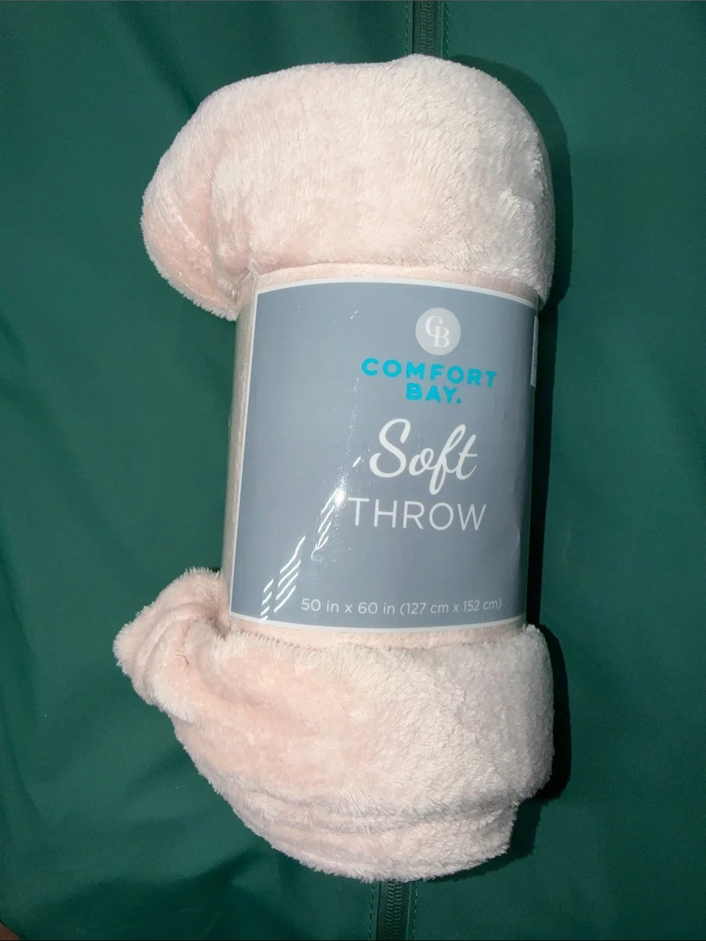 Comfort Bay Light Pink Blanket 50x60